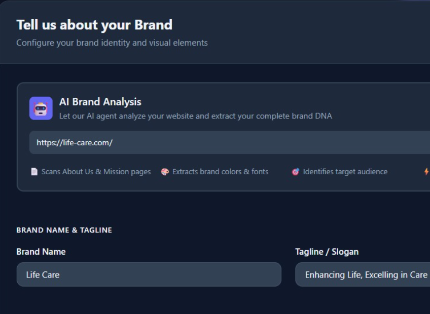 Dashboard for creating AI Ads for CTV with Pixel Plot.