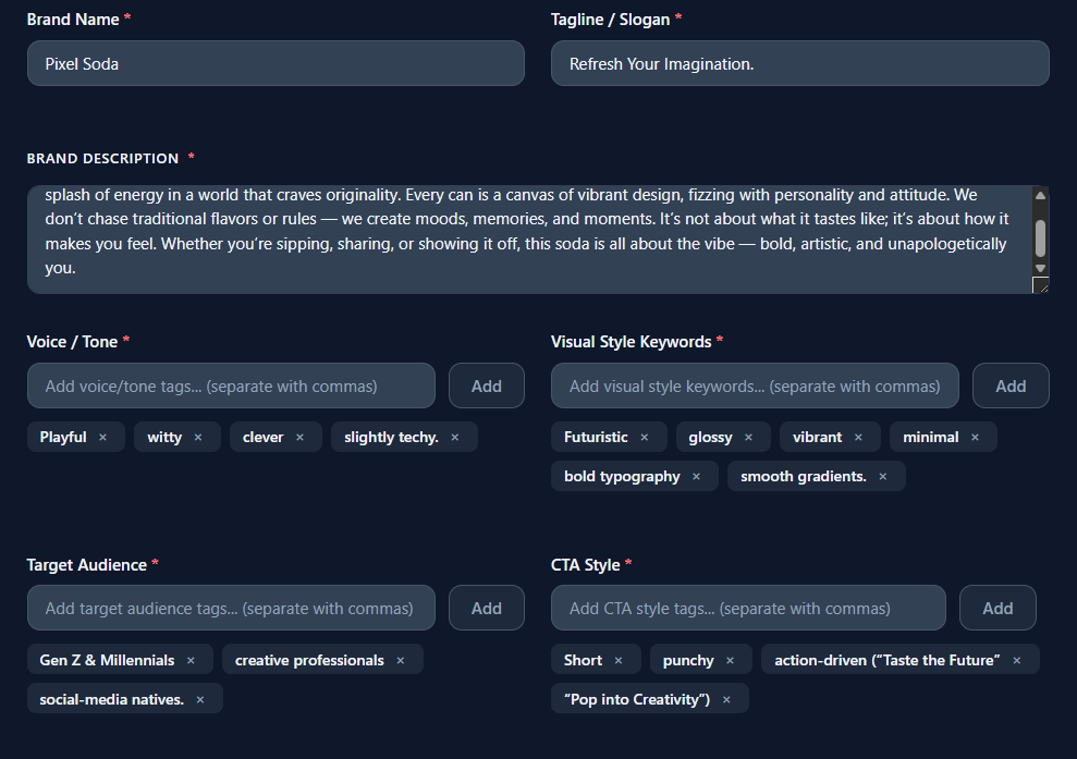 AI brand DNA analyzer 