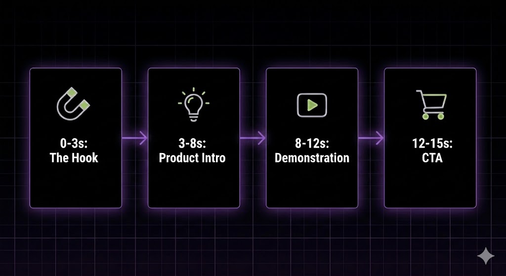 the 4 scenes tiktok add hook