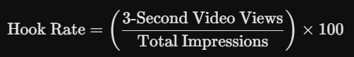 Hook rate formula