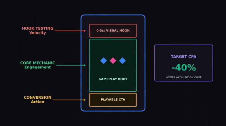ai video ads for games creative framework